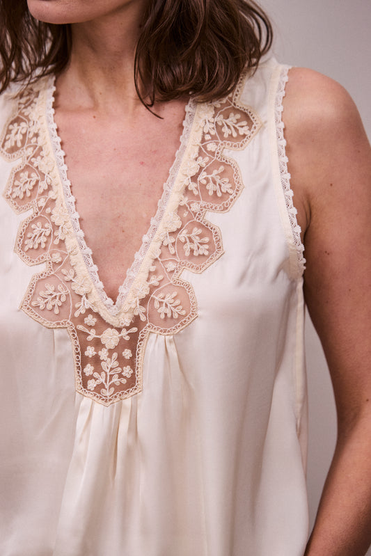 Gracie Cami - Oyster