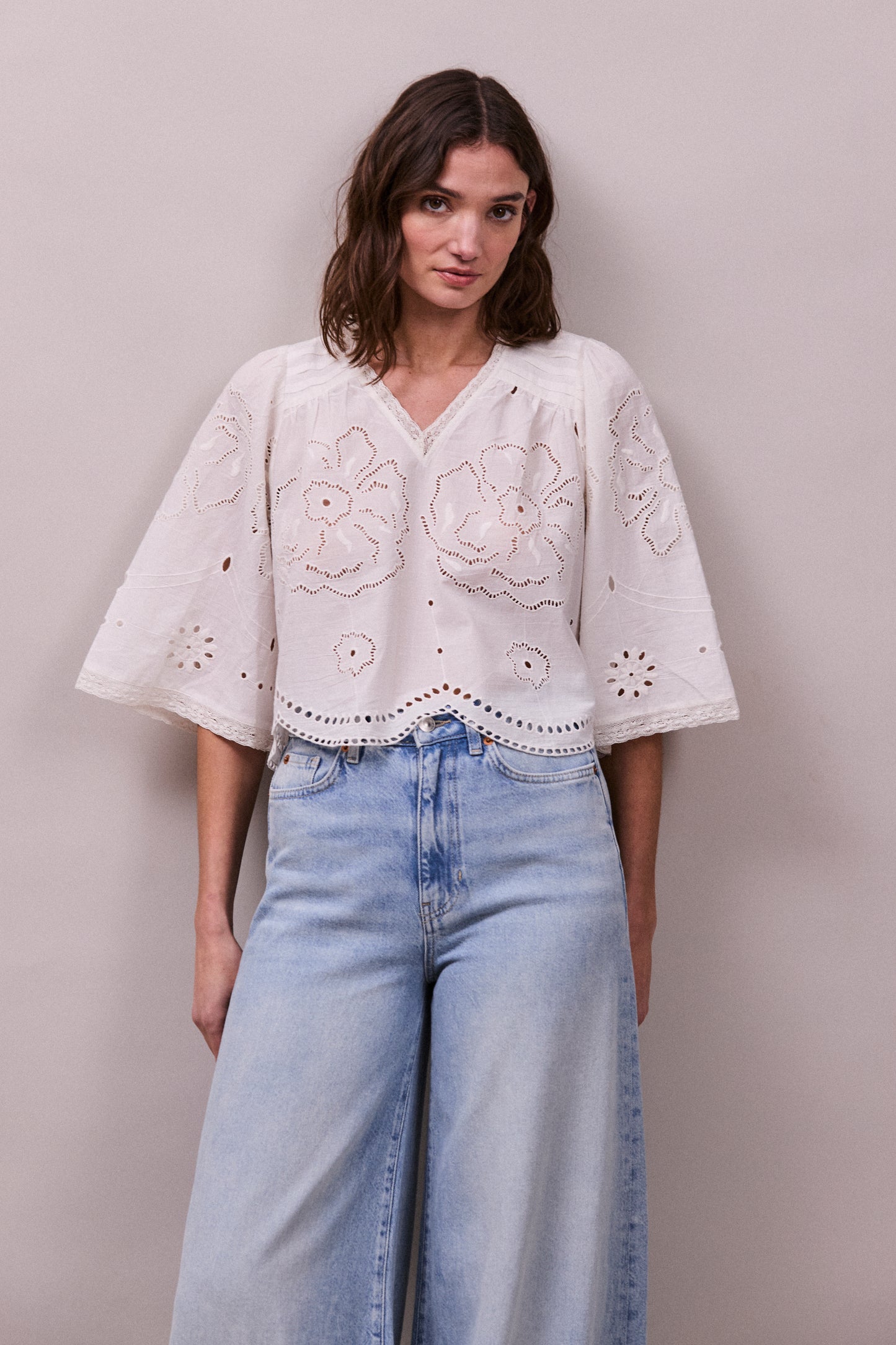 Mabel Top White