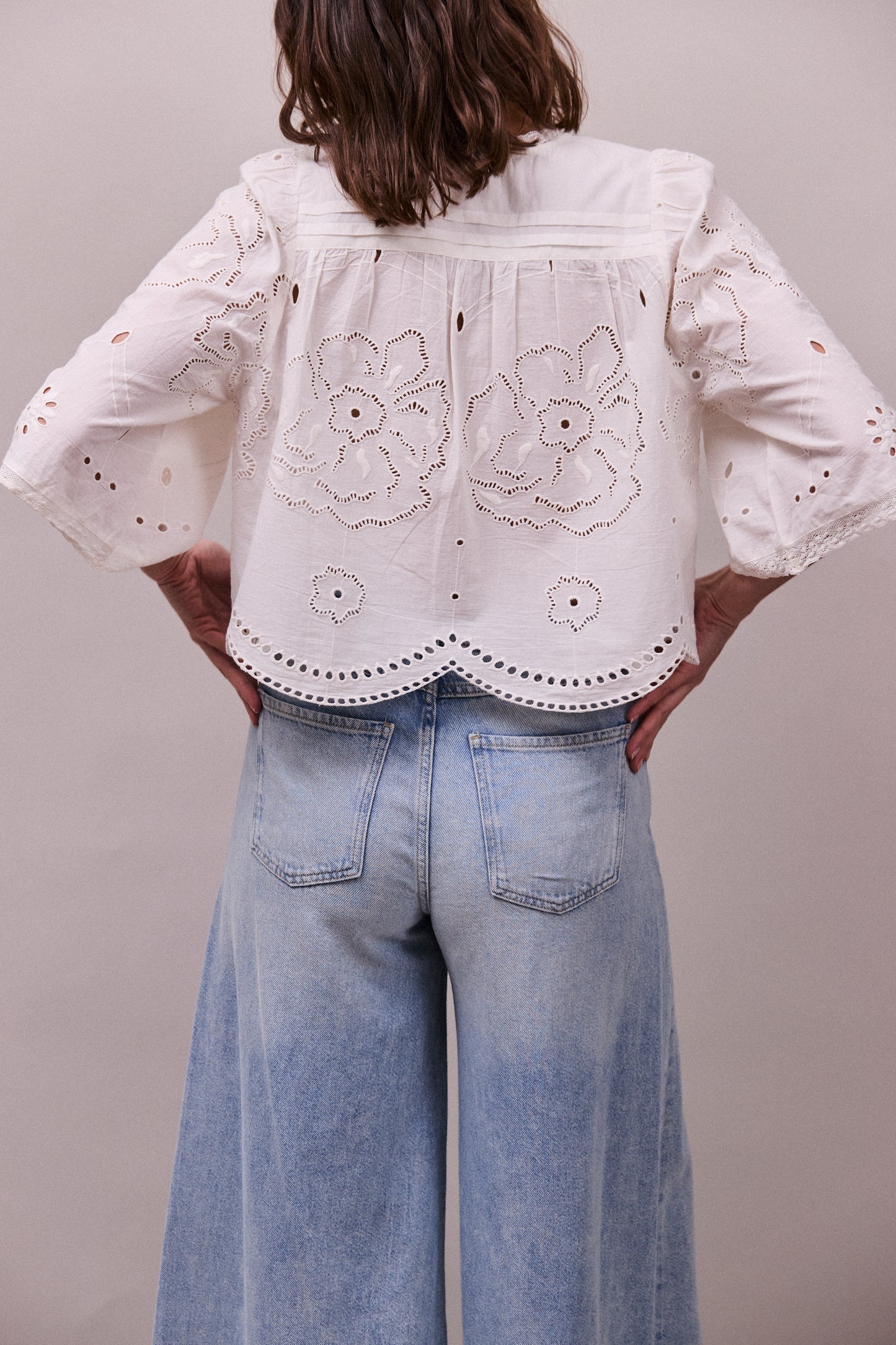 Mabel Top White